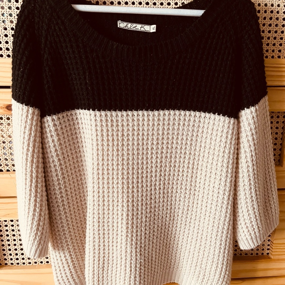 waffle sweater